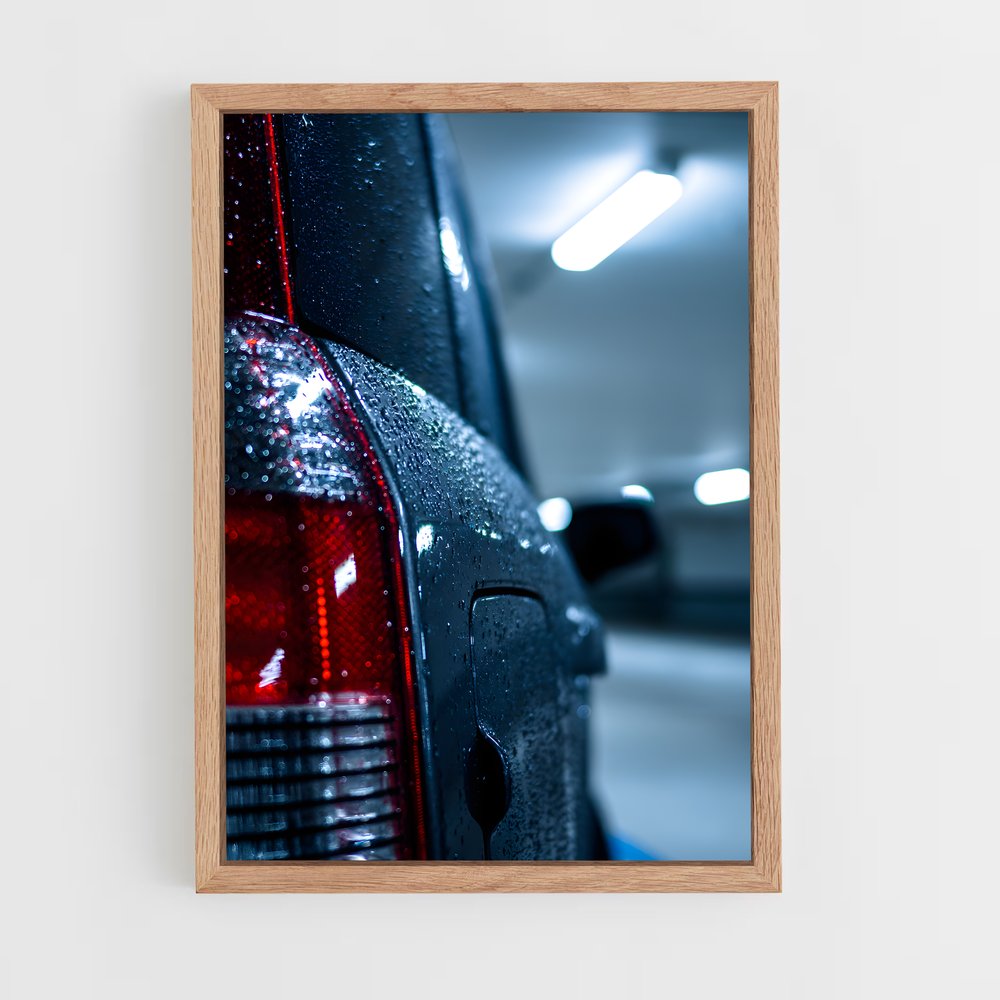 Poster Feu Rouge – affiche Fiat (vue 4)